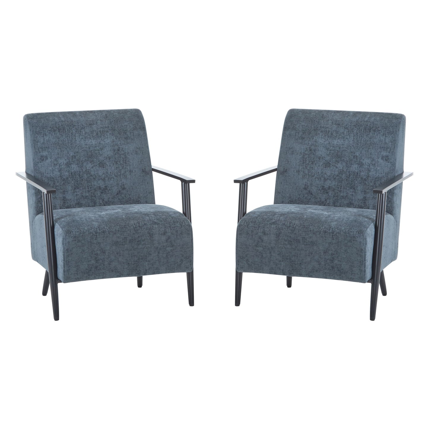 Modern Lounge Chair With Upholstery Noble House