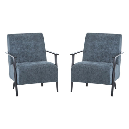 Modern Lounge Chair With Upholstery Noble House