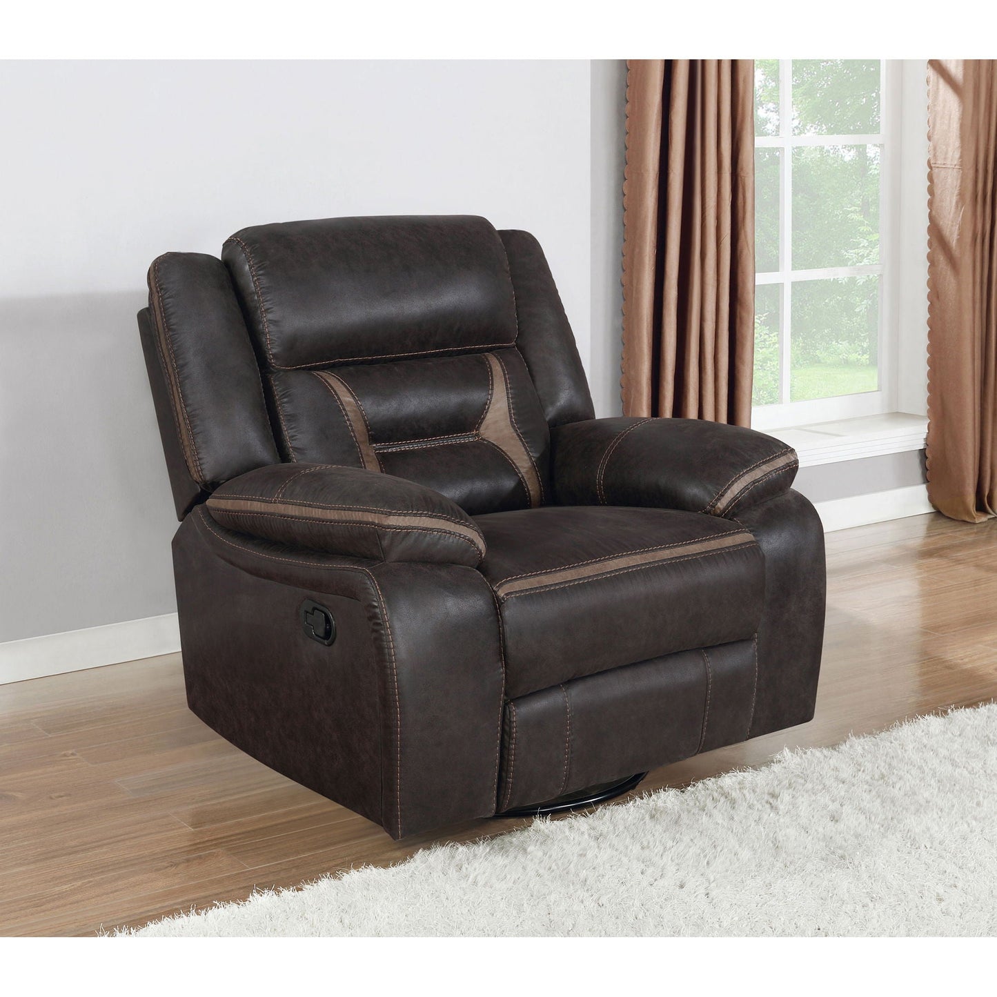 Brazelton - Swivel Glider Recliner Furniture Max