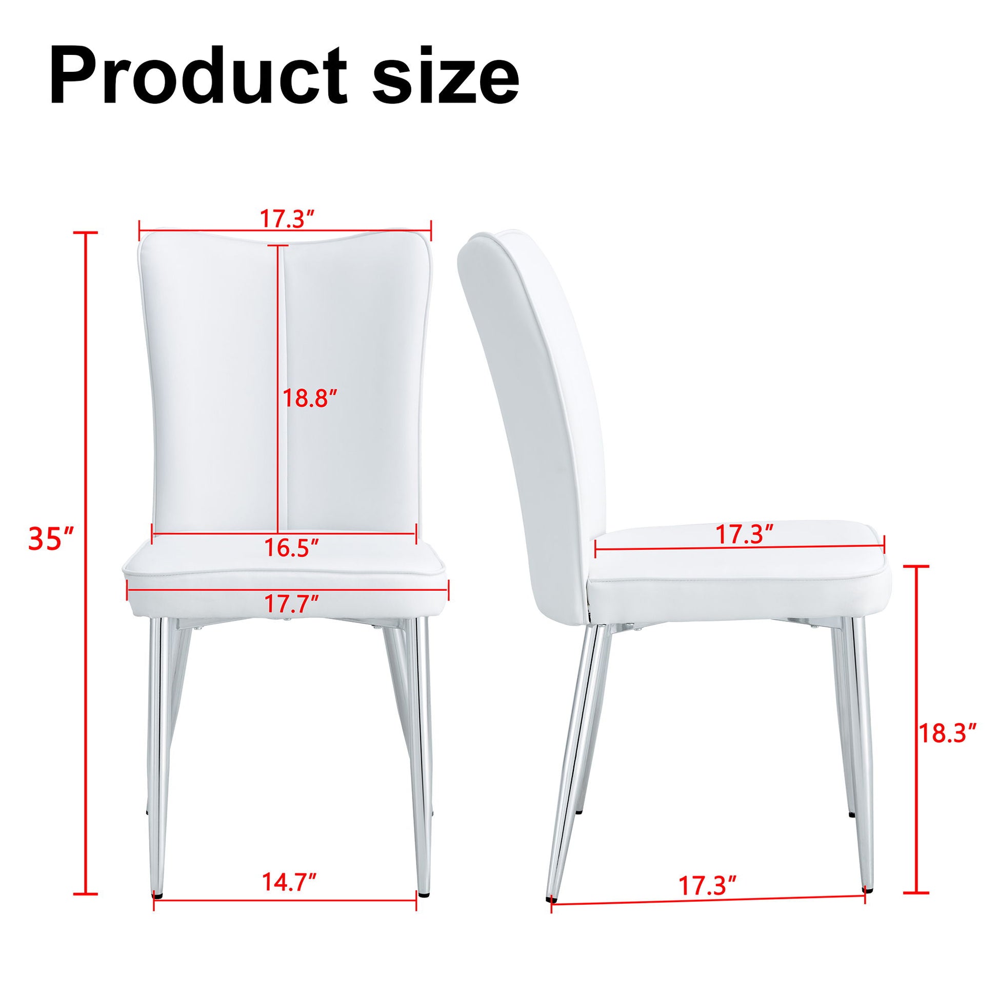 Modern Minimalist Dining Chairs With Metal Legs Home Essentials