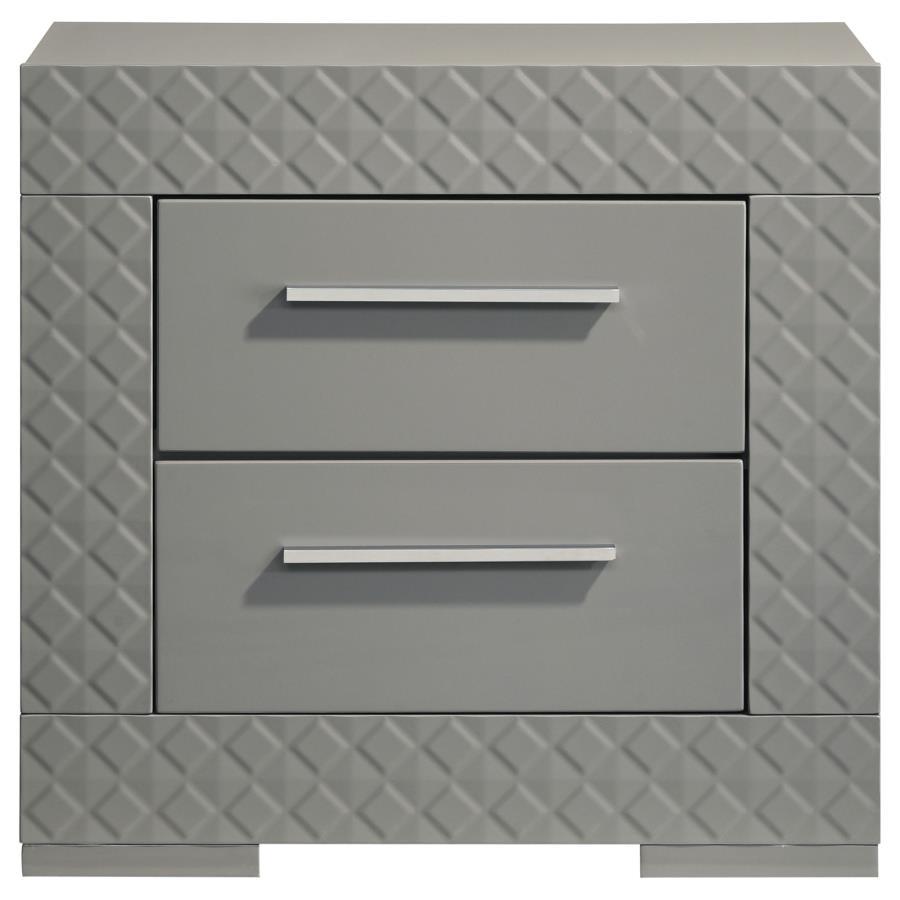 Ives - 2-Drawer Nightstand Bedside Table Coaster Fine Furniture