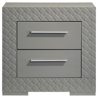Ives - 2-Drawer Nightstand Bedside Table Coaster Fine Furniture