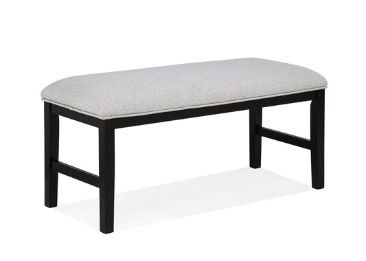 Sebastian - Bench - Black / Gray Crown Mark