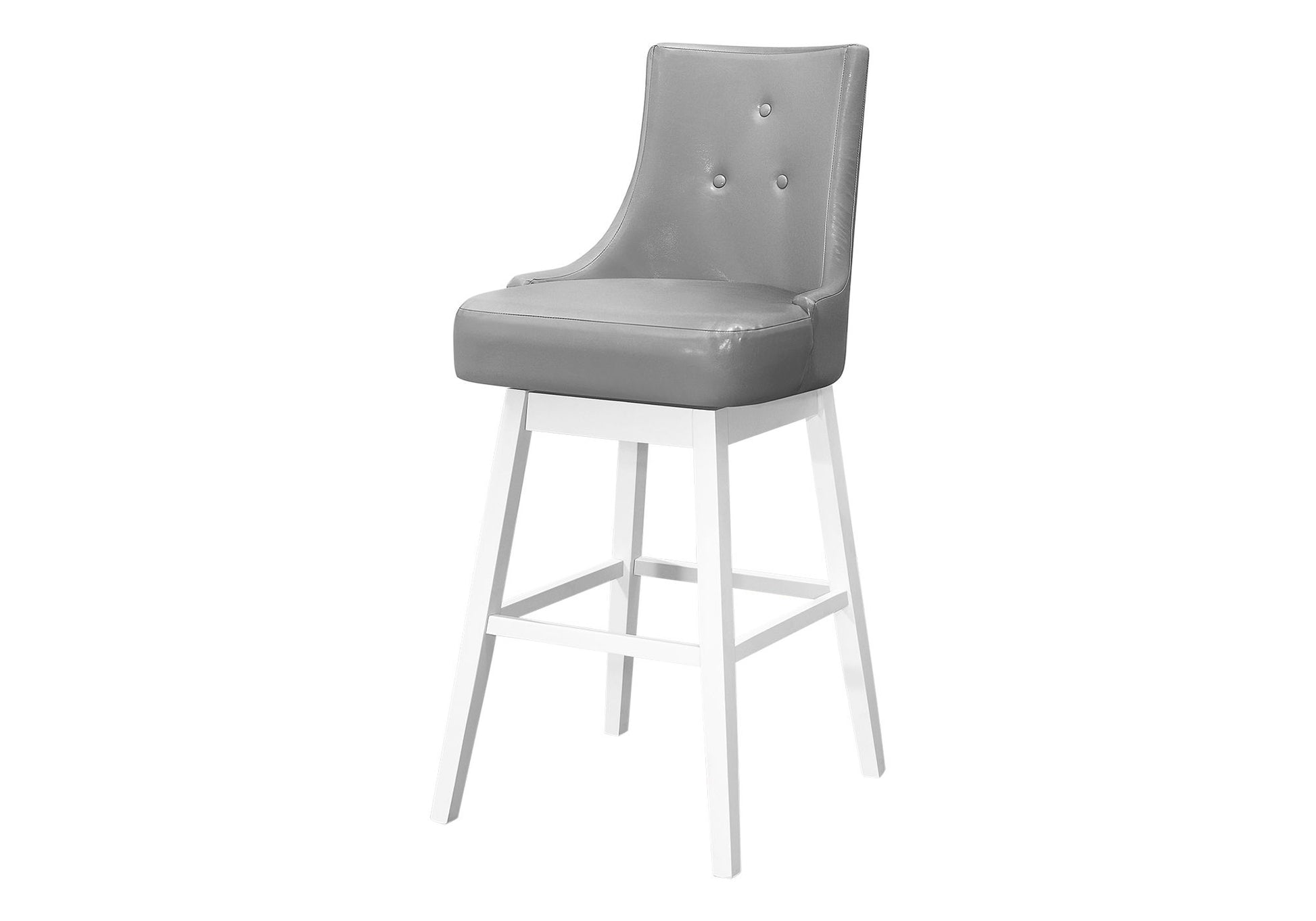 Swivel Stool Bar Height, Transitional (Set of 2) 8th Street