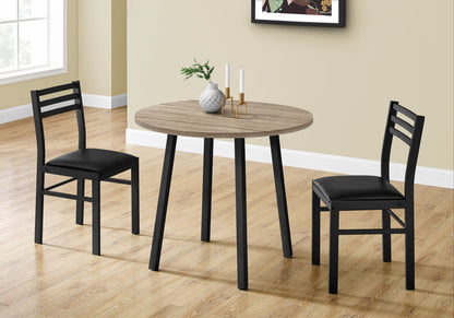 3 Pieces Dining Table Set, Small, Drop Leaf, Contemporary & Modern 8th Street