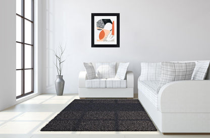 Terracotta Play - 28" x 34" Framed Wall Art Classy Art