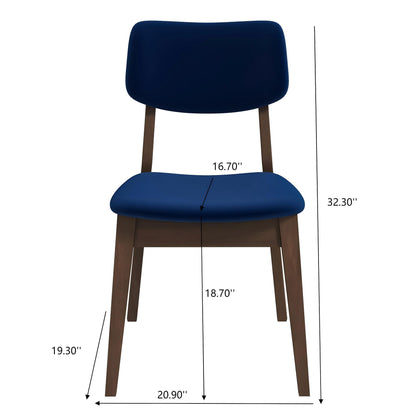 Carlos - Solid Back Side Chair (Set of 2) Ashcroft Furniture