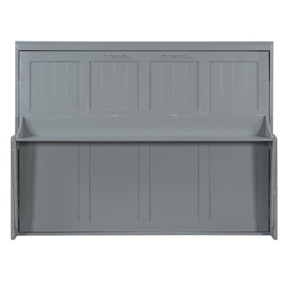 Murphy Bed With Hydraulic Lift & Desk Design Timeless Haven