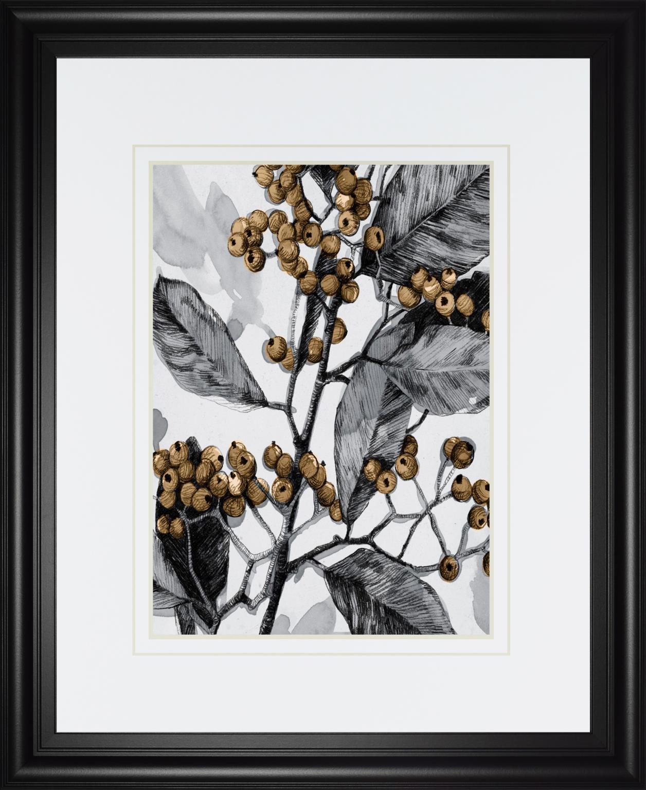 34x40 Holly Shadow I By Emma Caroline - Dark Gray