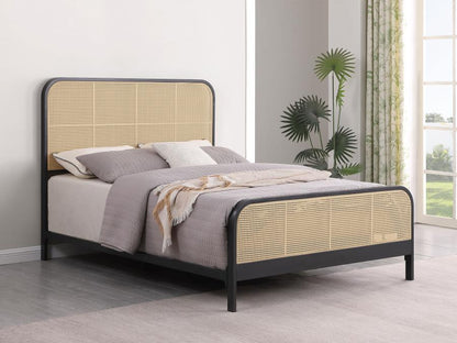 Lanewood - Open Cane Rattan Metal Bed Coaster Fine Furniture