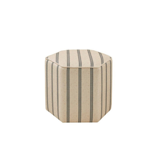 Accent Ottoman Printed Stripe JLA