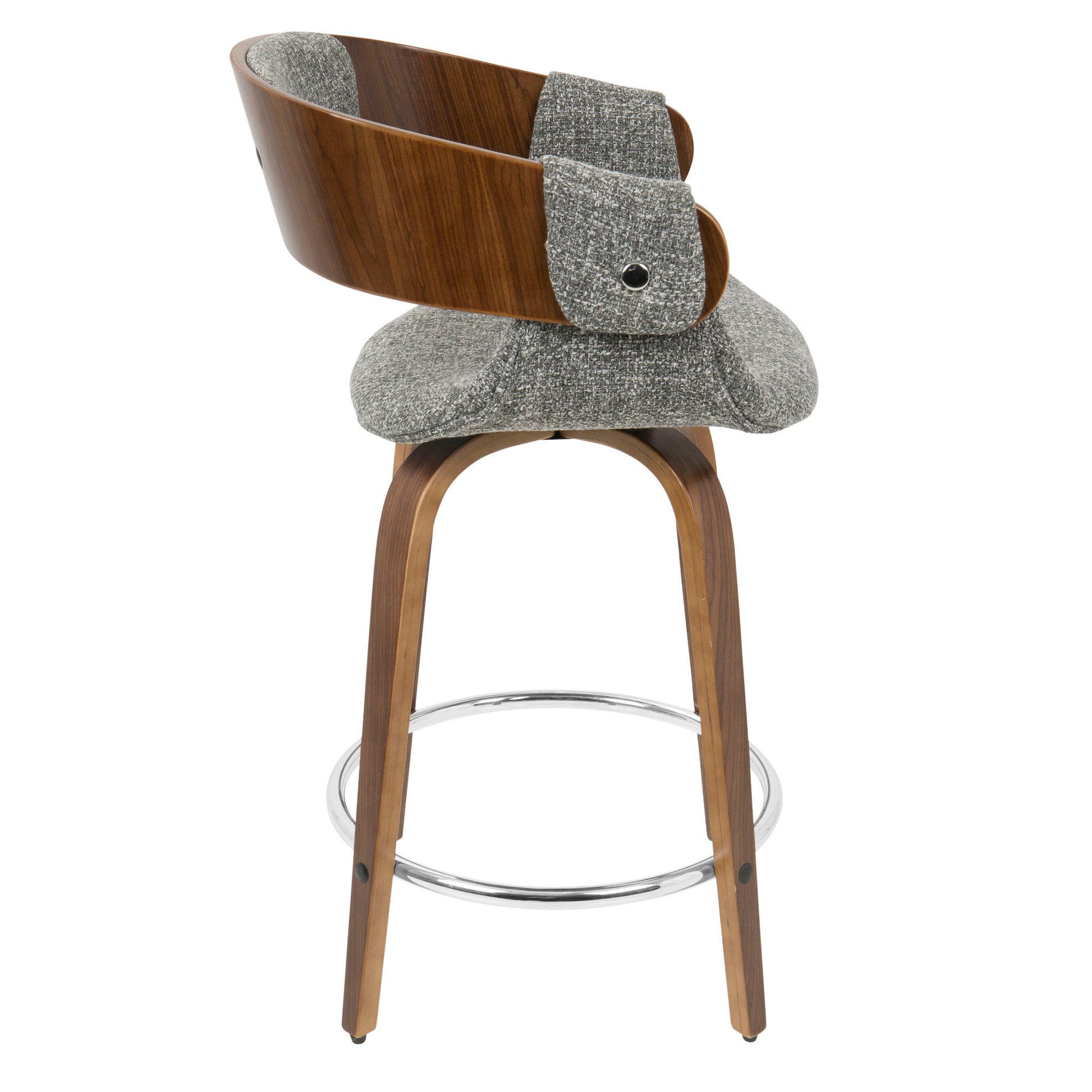 Elisa - Mid Century Modern Counter Stool (Set of 2) Lumi Source