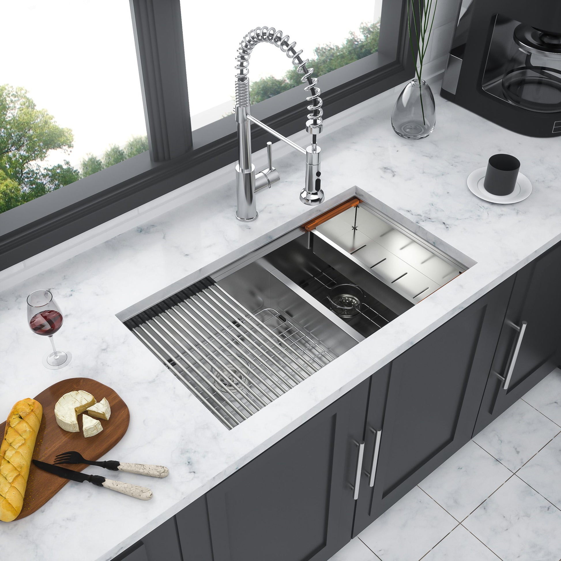 Modern Double Bowl Undermount Kitchen Sink Daily Nest