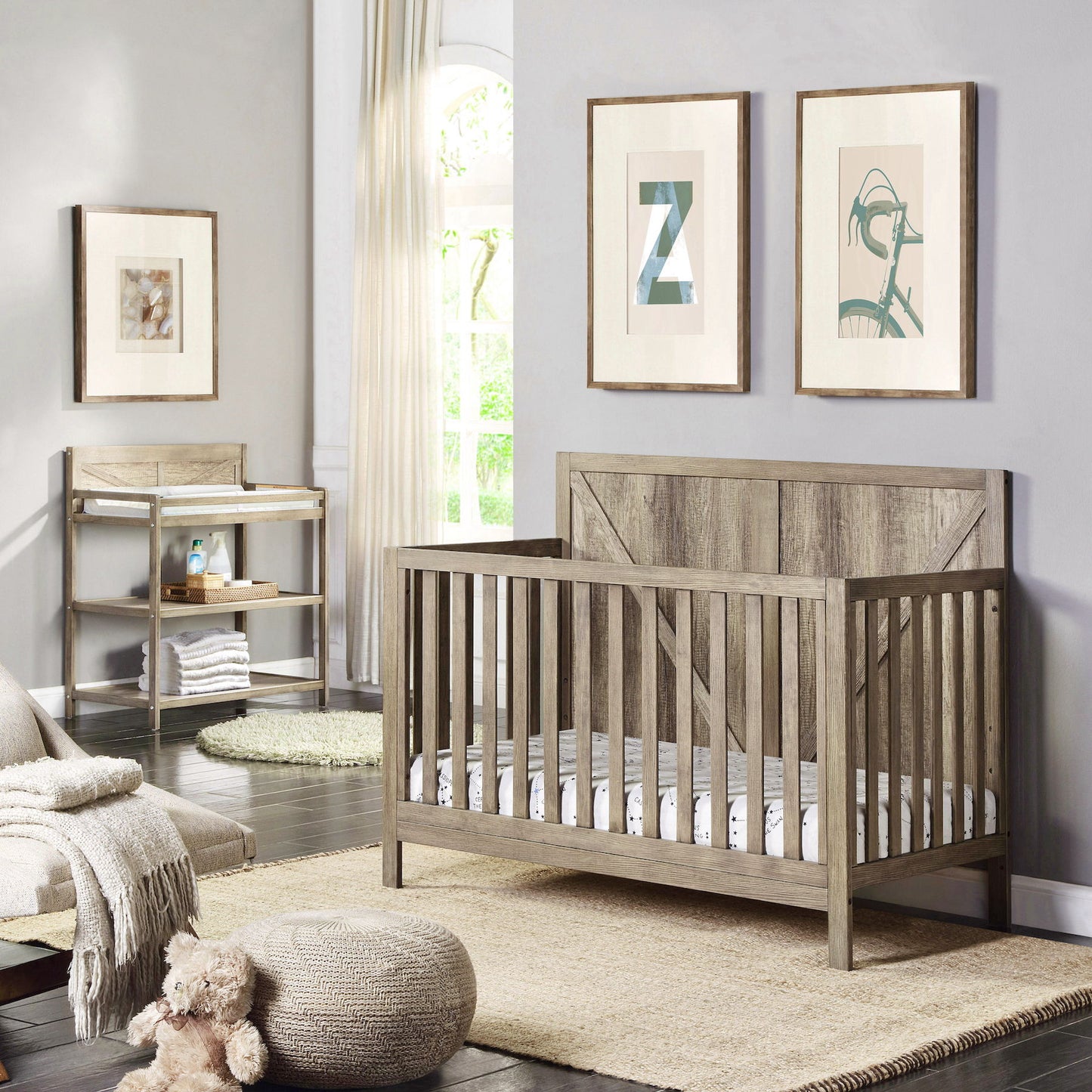 Barnside - 4-in-1 Convertible Crib Suite Bebe