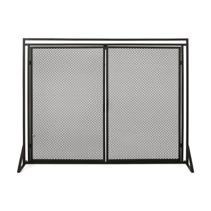 Samantha - Iron Fireplace Screen 2 Door Design Noble House