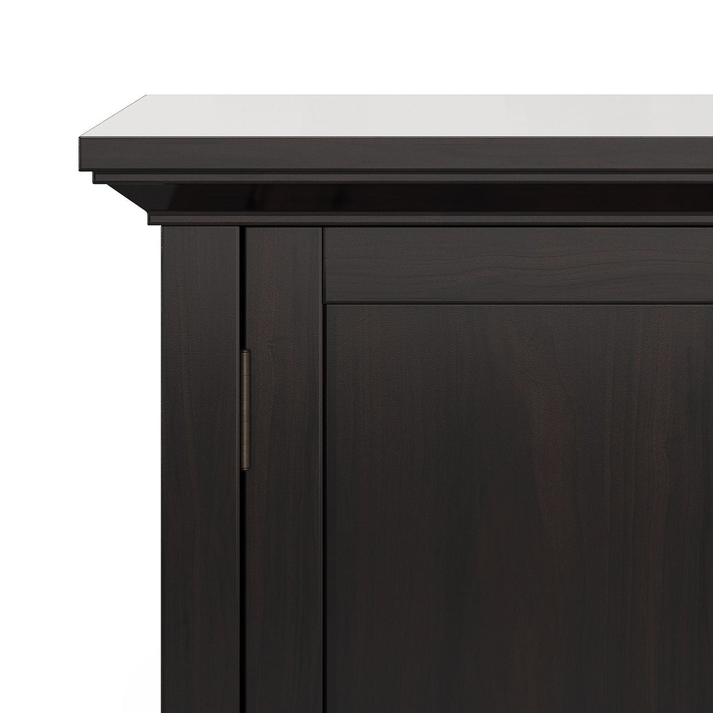 Redmond - Low Storage Cabinet - Hickory Brown Simpli-Home