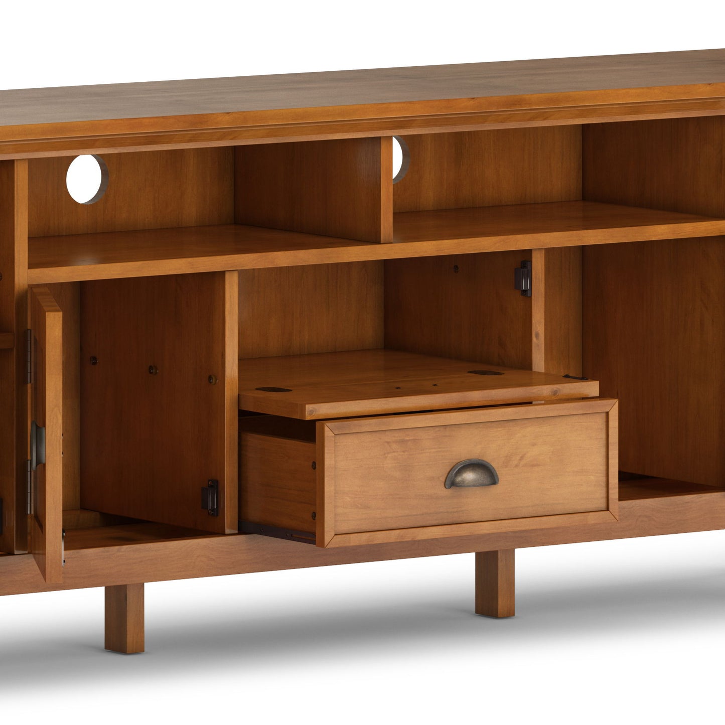 Redmond - Handcrafted TV Media Stand Simpli-Home