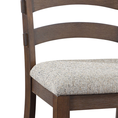 Pascaline - Rustic Side Chair (Set of 2) - Gray / Brown Acme