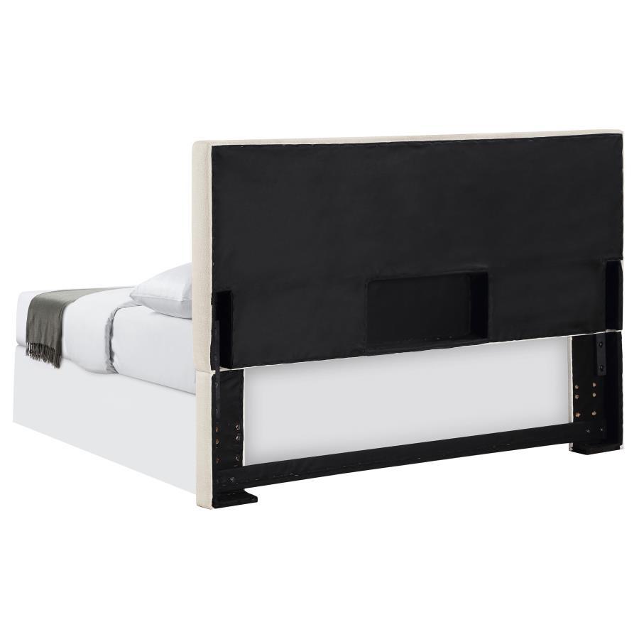 Pirro - Upholstered Queen Or Full Panel Headboard - Sand