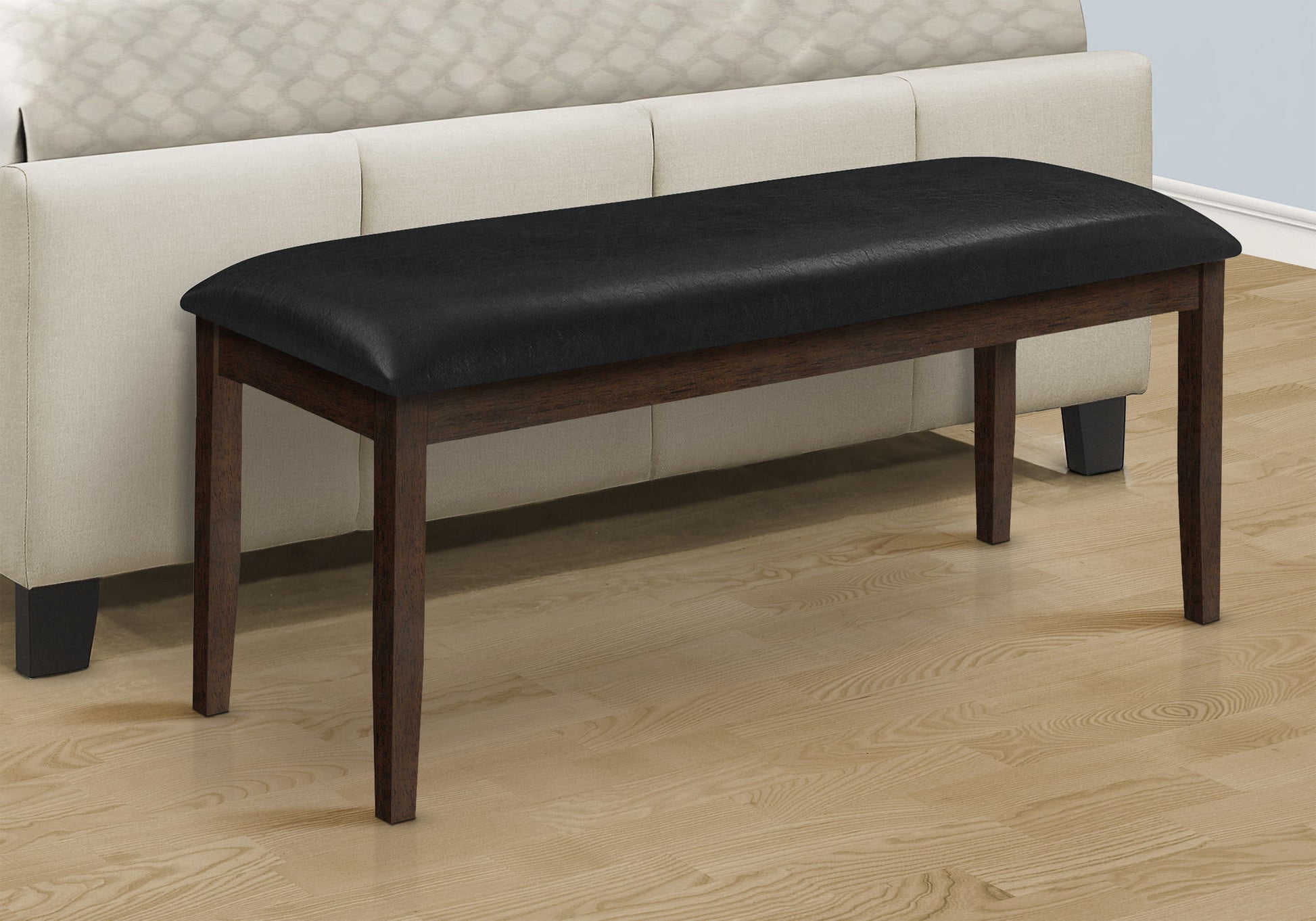Bench, Rectangular, Hallway, Upholstered, Transitional 8th Street