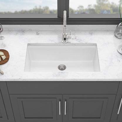 Quartz Kitchen Sink, Granite Composite Workstation Undermount Daily Nest