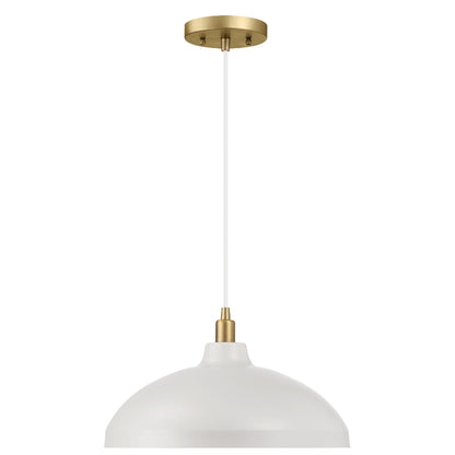Astral - Single Light Pendant Lamp For Entrance Kitchen Island - Gold / White Ashcroft Furniture