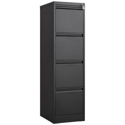 Durable Metal 3 Drawer File Cabinet With Lock For Office Storage Home Essentials