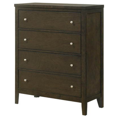 Wilkes - 4-Drawer Chest Of Drawers - Dark Cocoa Coaster Fine Furniture