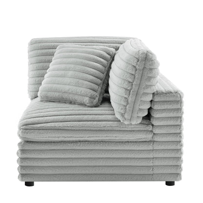 Jenny - Corner Accent Chair - Gray Ridgecrest Home