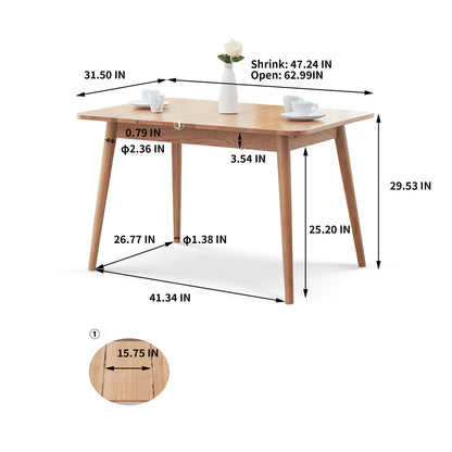 Round Corner Diagonal Leg Telescopic Table For 6 - 8 People To Meet Dining Table Home Essentials
