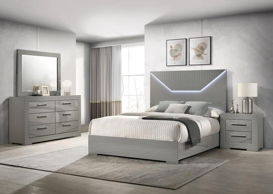 Ives - Gloss Bedroom Set Coaster Fine Furniture