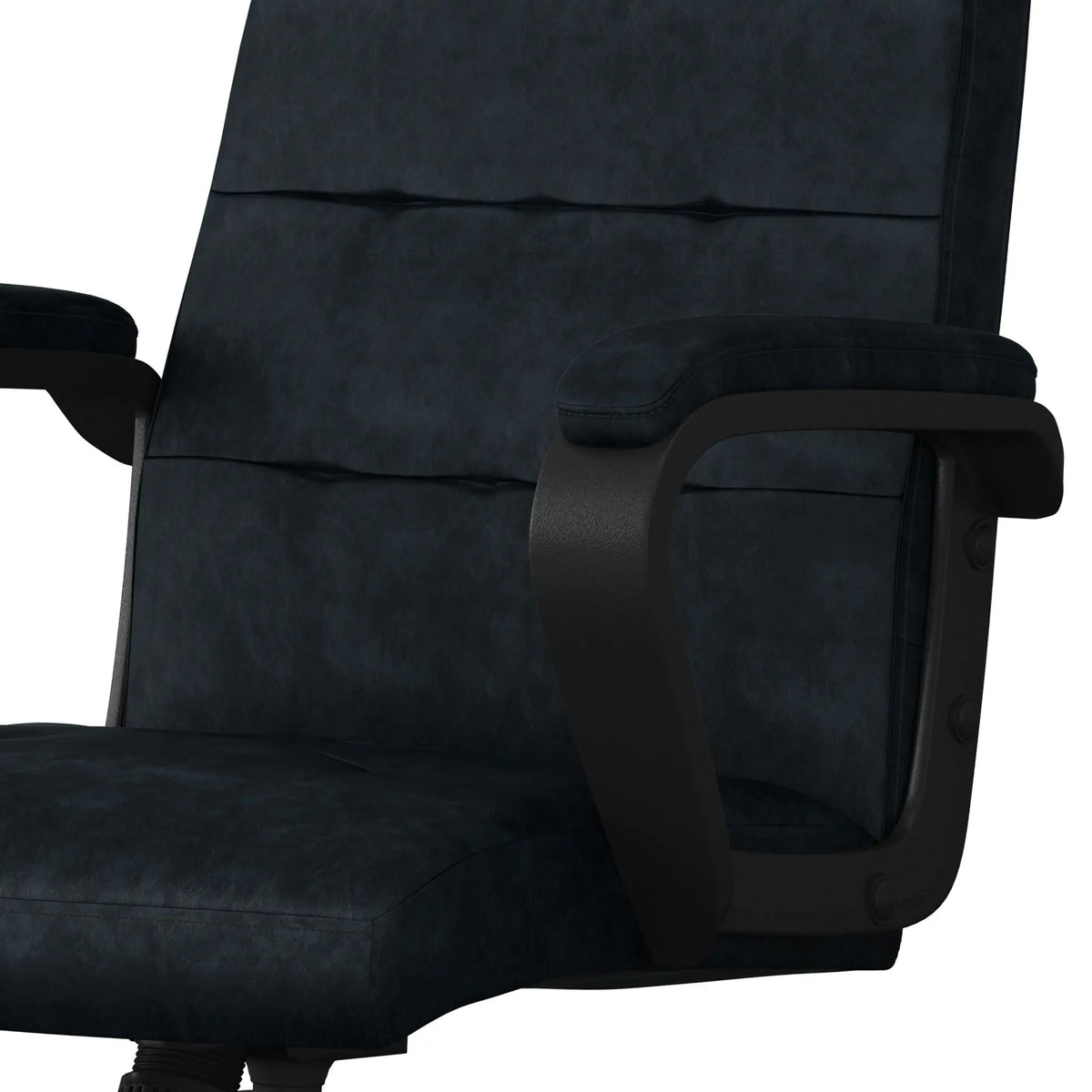 Brewer - Swivel Office Chair - Distressed Blue Simpli-Home