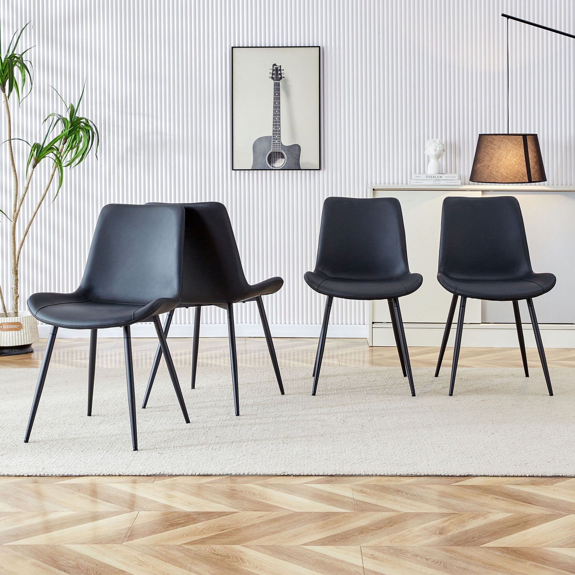 Modern Medieval Style Restaurant Cushioned Chairs With Suede Backrests Home Essentials