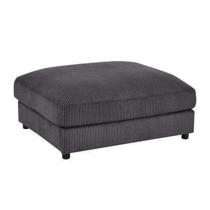 Upholstered Rectangle Ottoman Home Essentials