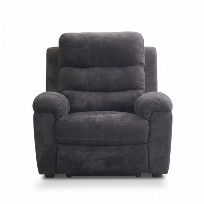 Manual Recliner Chair With 150° Recline, For Living Room - Dark Gray Home Essentials