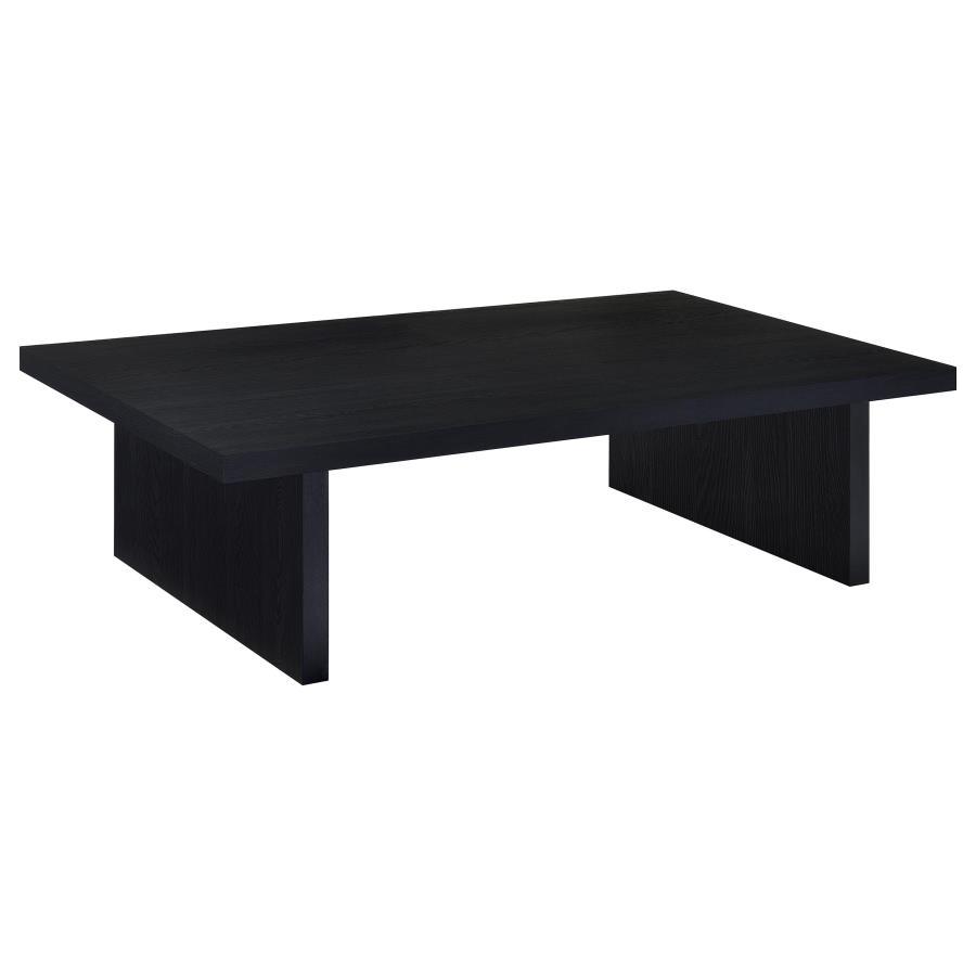 Max - Rectangular Engineered Laminate Coffee Table - Black Coaster Fine Furniture