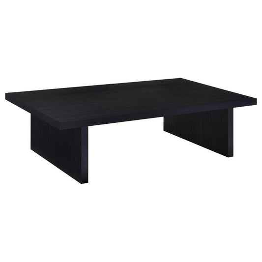 Max - Rectangular Engineered Laminate Coffee Table - Black Coaster Fine Furniture