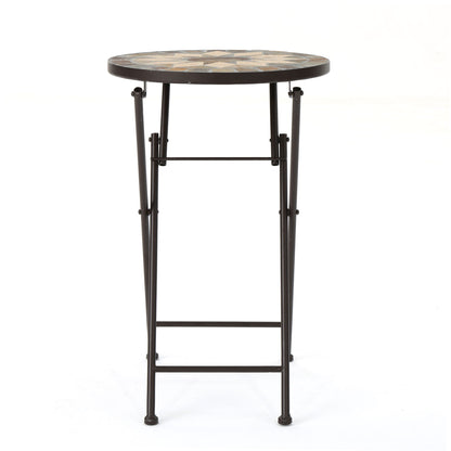 Silvester - End Table - Beige / Black Noble House
