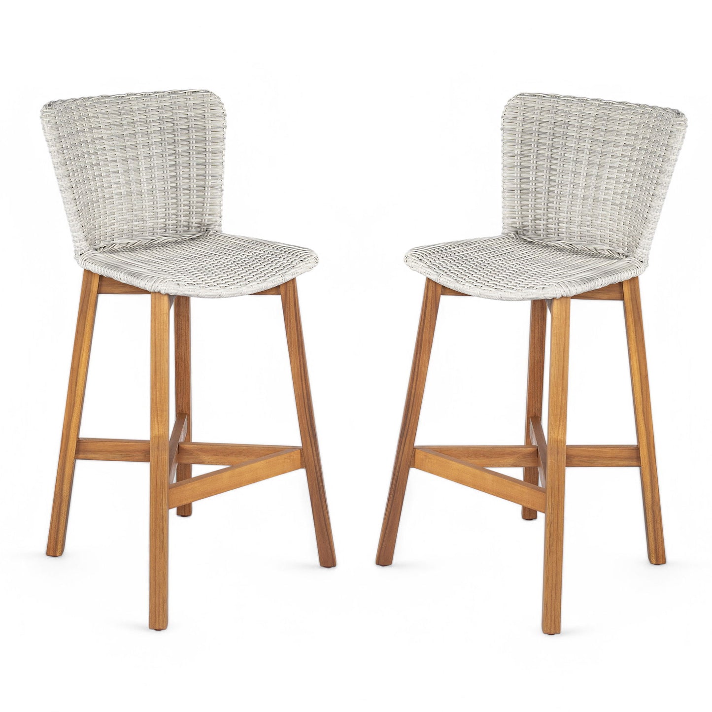 Lymington - Outdoor Bar Stool (Set of 2) Noble House