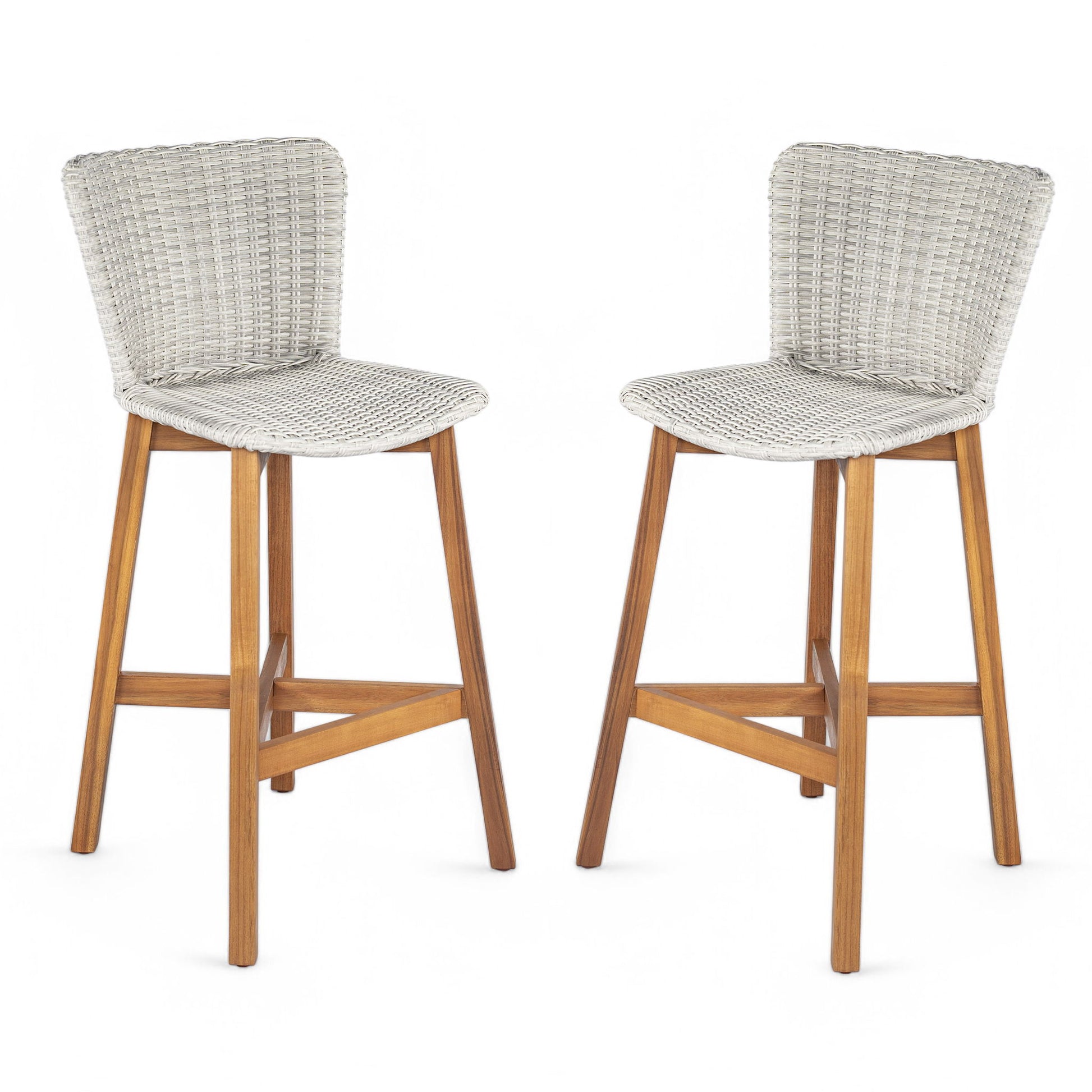 Lymington - Outdoor Bar Stool (Set of 2) Noble House