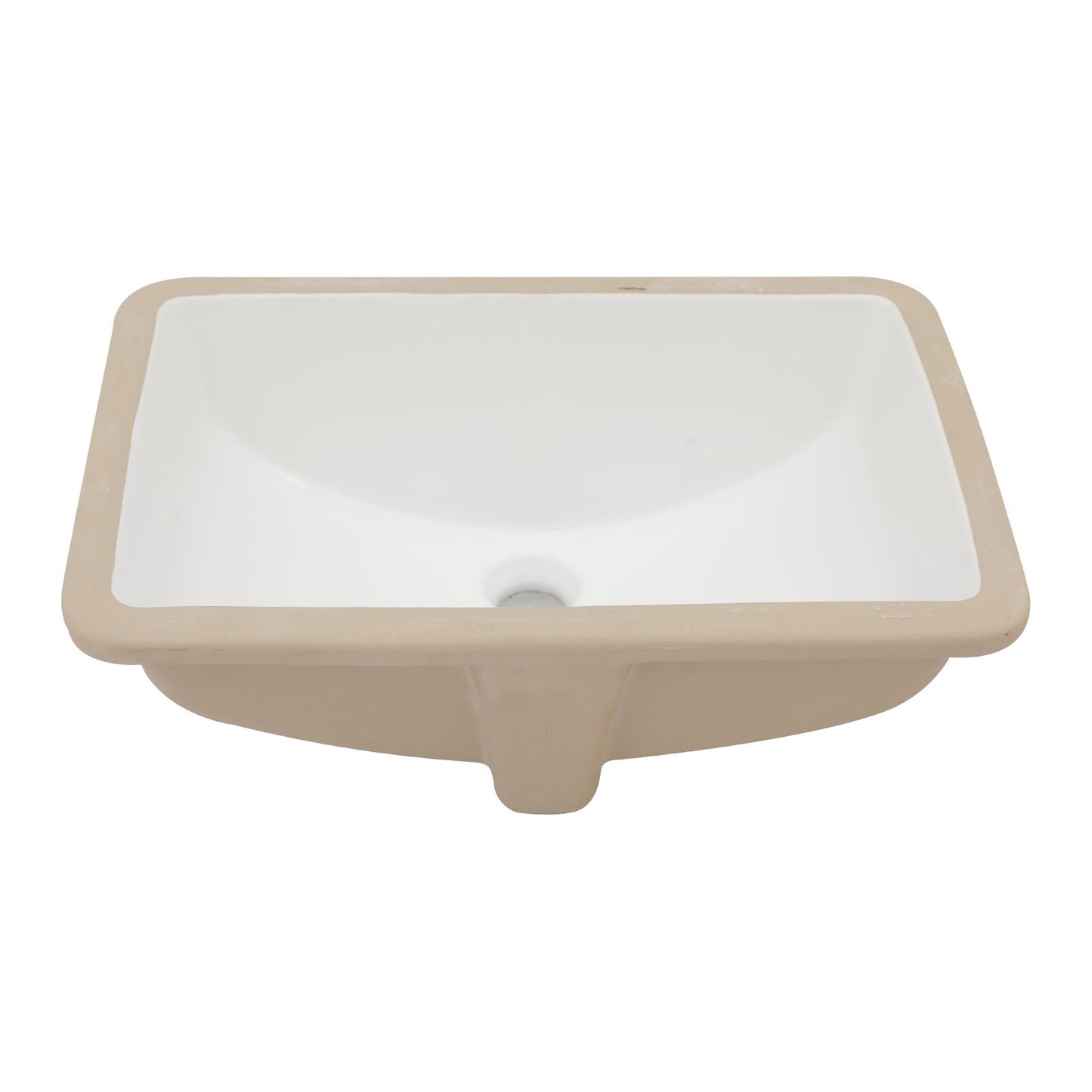 Modern Ceramic Undermount Bathroom Sink With Overflow, High Quality Daily Nest