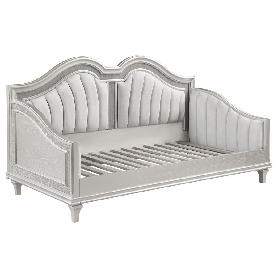 Evangeline - Upholstered Twin Daybed - Silver Oak Coaster Fine Furniture
