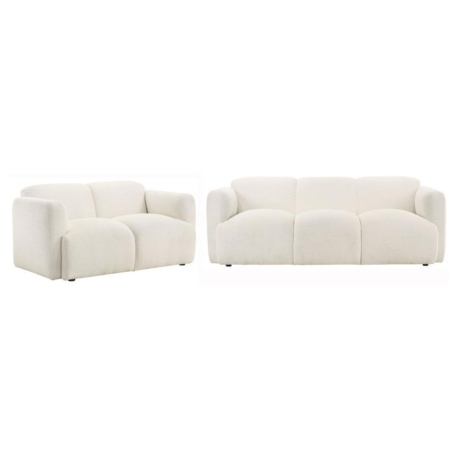 Dorset - Upholstered Round Track Arm Sofa Set Coaster Fine Furniture