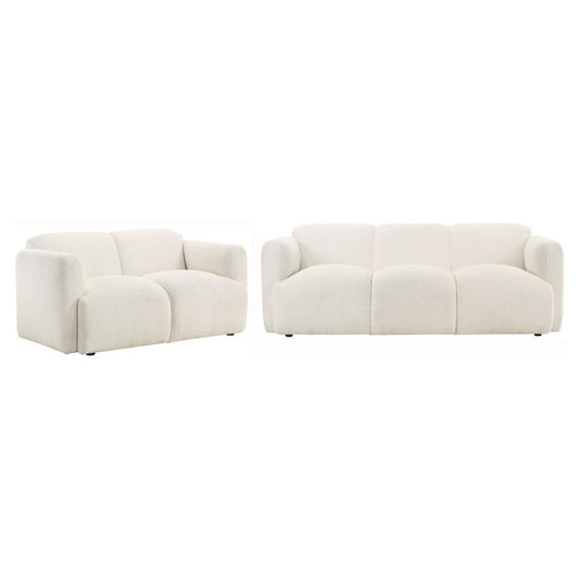 Dorset - Upholstered Round Track Arm Sofa Set Coaster Fine Furniture