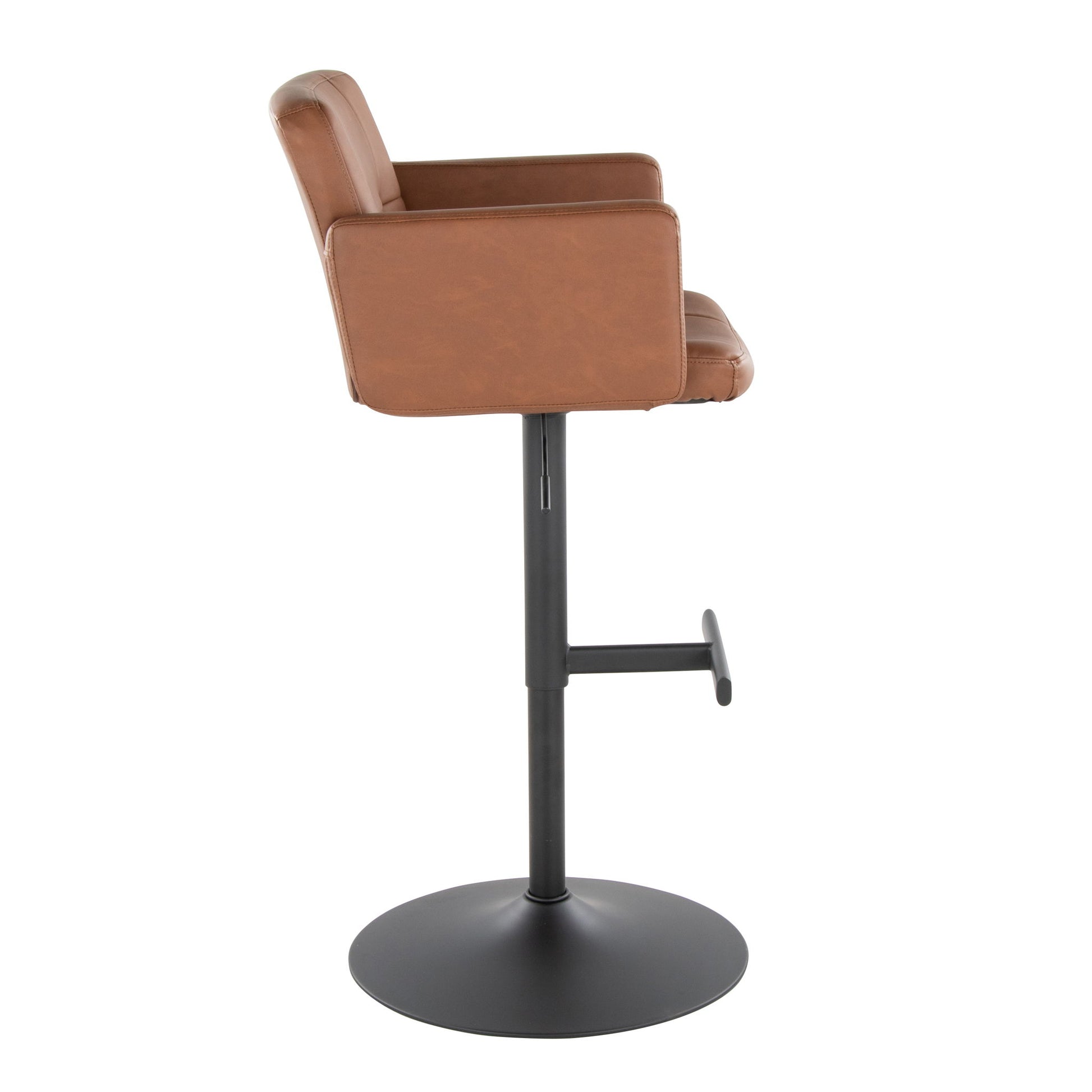 Stout - Contemporary Adjustable Barstool With Swivel Lumi Source