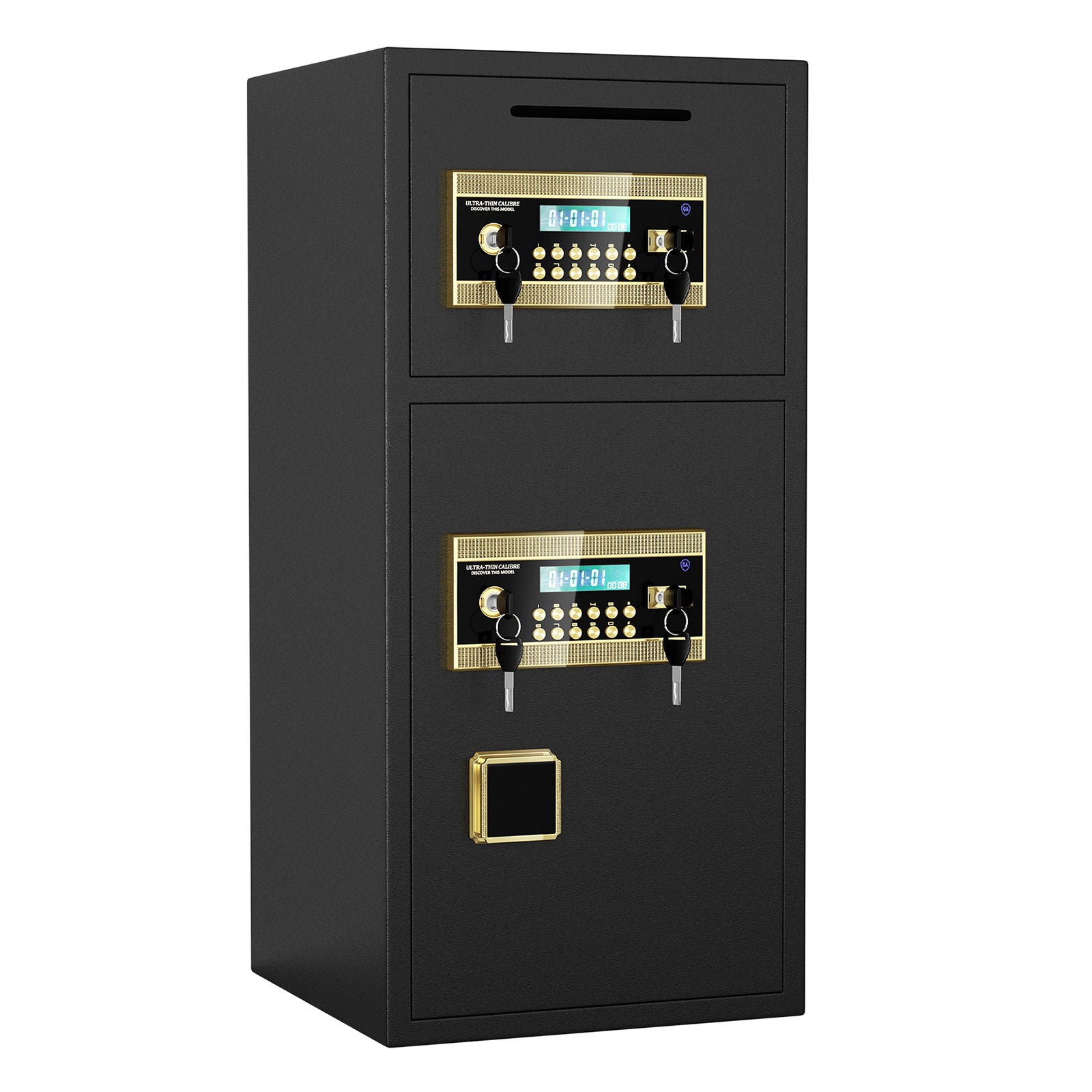 Large Double Door Coin Operated Safe, Digital Security Safe With Fireproof And Waterproof Bag Daily Nest