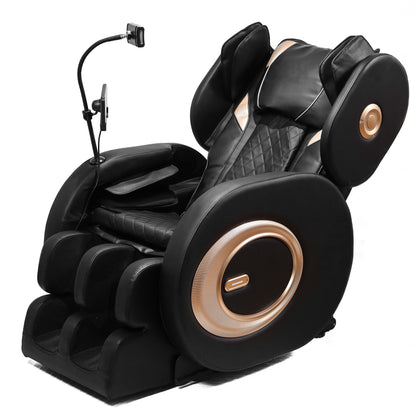 Automatic Massage Chair Recliner With Zero Gravity And Full Body Air Pressure - Black Daily Nest