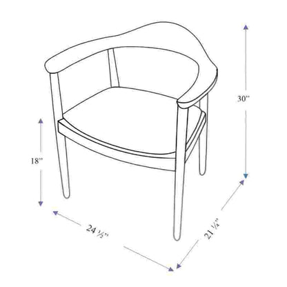 Kelly - Mid-Century Modern Dining Chair Ashcroft Furniture