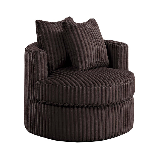 Swivel Upholstered Accent Chair For Living Room Home Essentials