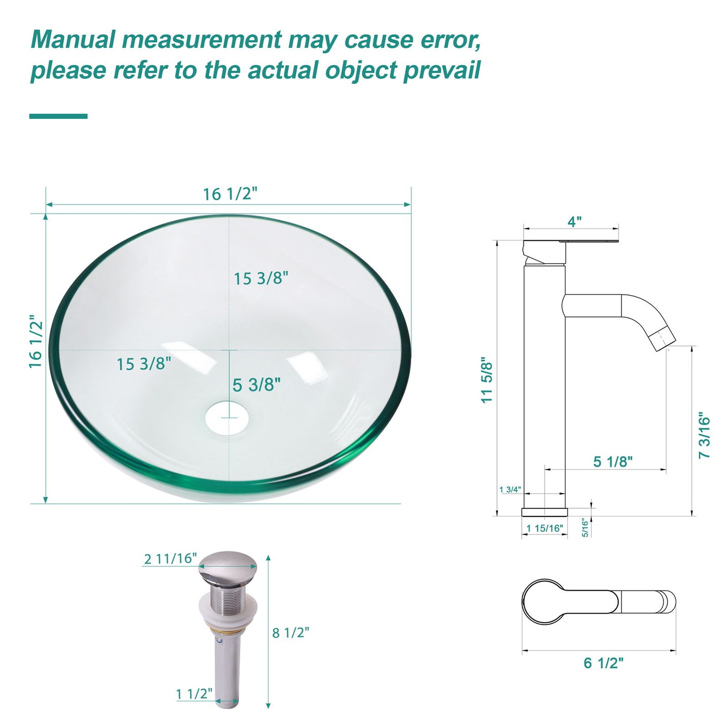 Vessel Sink With Faucet And Pop-Up Drain Daily Nest